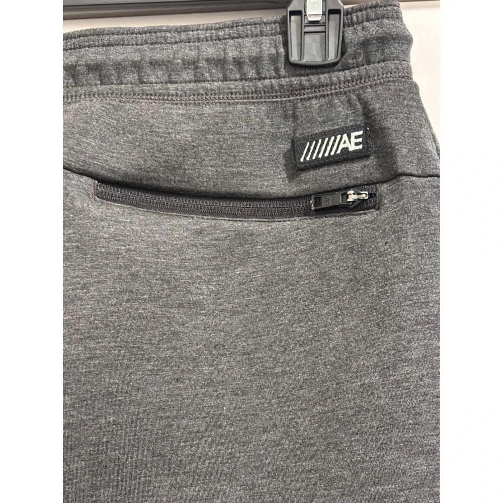 American Eagle Mens Active Joggers Charcoal Gray Tapered Sweatpants Small